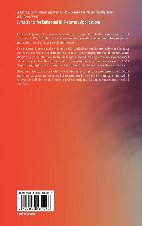 Produktbild: Surfactants for Enhanced Oil Recovery Applications