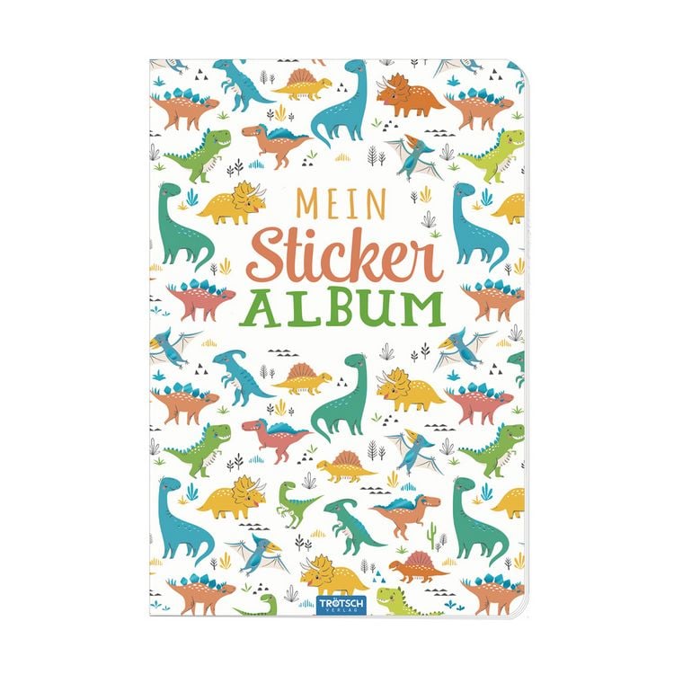 Produktbild: Tr&ouml;tsch Mein Stickeralbum Dino Stickerbuch