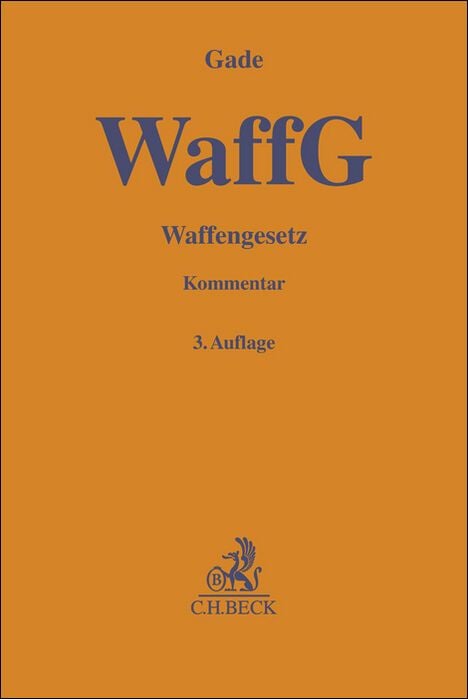 Produktbild: Waffengesetz. WaffG