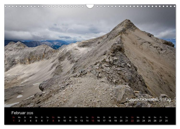 Produktbild: TransAlp - zu Fu&szlig; &uuml;ber die Alpen von M&uuml;nchen nach Venedig (Wandkalender 2026 DIN A3 quer), CALVENDO Monatskalender