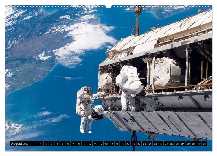 Produktbild: Missionen im Weltall (hochwertiger Premium Wandkalender 2026 DIN A2 quer), Kunstdruck in Hochglanz