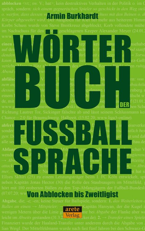 Produktbild: W&ouml;rterbuch der Fu&szlig;ballsprache