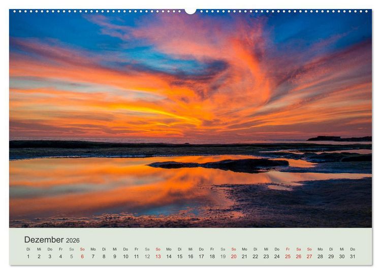Produktbild: Kalender Traumstr&auml;nde 2026 (Wandkalender 2026 DIN A2 quer), CALVENDO Monatskalender
