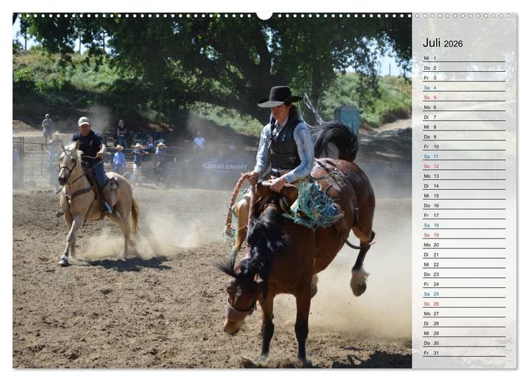 Produktbild: Faszination Rodeo (Wandkalender 2026 DIN A2 quer), CALVENDO Monatskalender