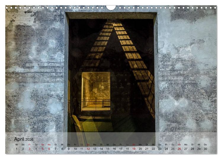 Produktbild: Zeche und Kokerei Zollverein Essen: Industrie-Architektur (Wandkalender 2026 DIN A3 quer), CALVENDO Monatskalender