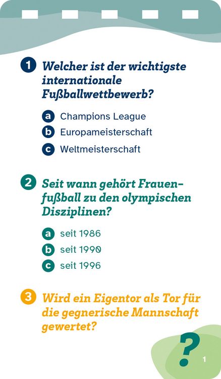 Produktbild: WAS IST WAS Quiz Fu&szlig;ball