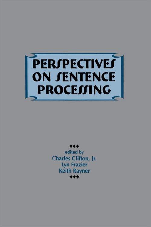 Produktbild: Perspectives on Sentence Processing