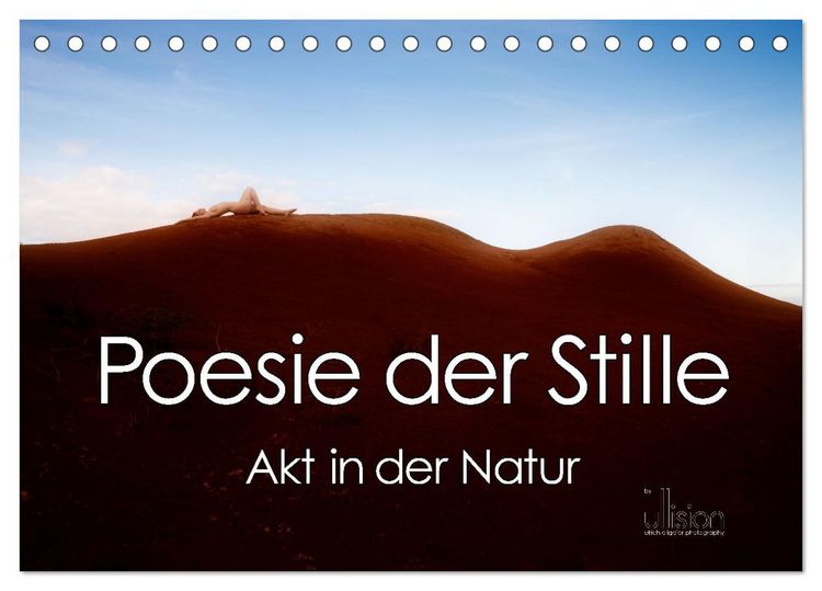 Produktbild: Poesie der Stille &ndash; Akt in der Natur (Tischkalender 2026 DIN A5 quer), CALVENDO Monatskalender