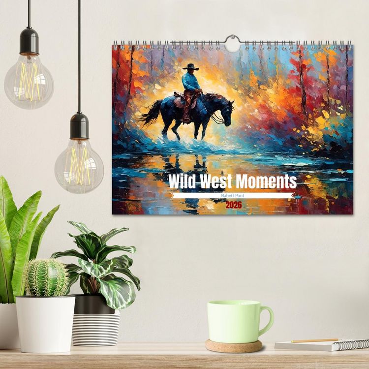 Produktbild: Wild West Moments (Wandkalender 2026 DIN A4 quer), CALVENDO Monatskalender