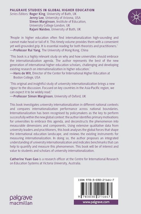 Produktbild: Measuring University Internationalization