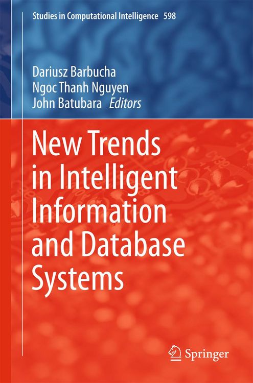 Produktbild: New Trends in Intelligent Information and Database Systems
