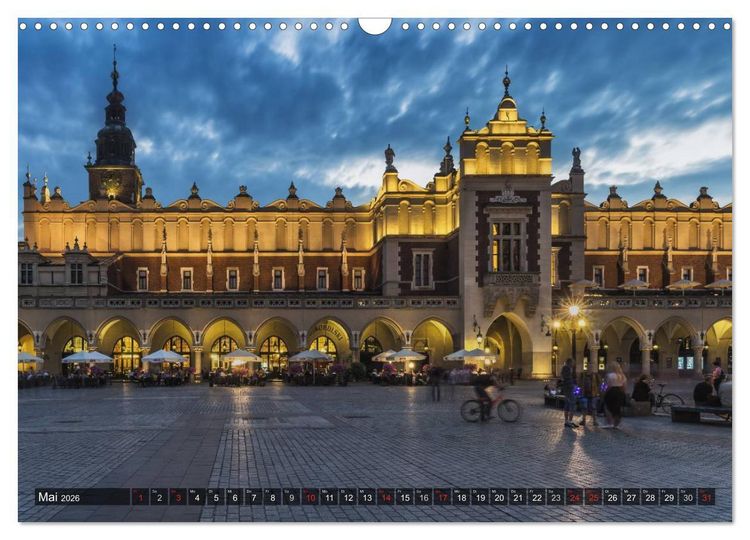 Produktbild: Ein Wochenende in Krakau (Wandkalender 2026 DIN A3 quer), CALVENDO Monatskalender