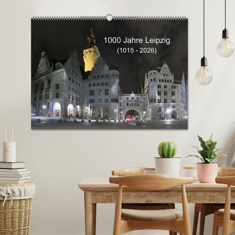 Produktbild: 1000 Jahre Leipzig (1015 - 2026) (Wandkalender 2026 DIN A2 quer), CALVENDO Monatskalender