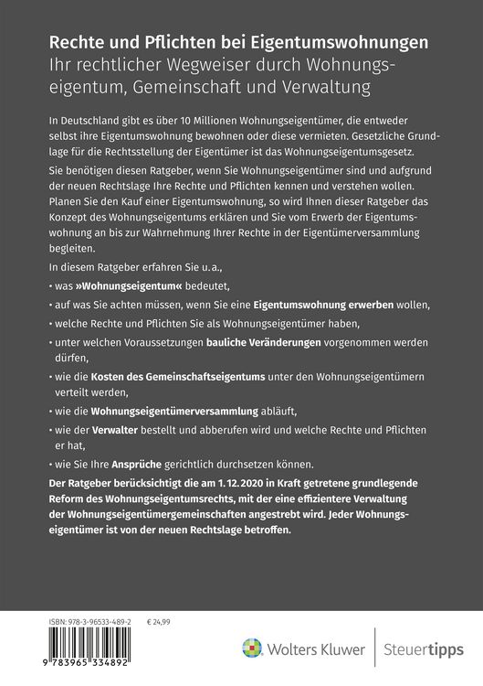 Produktbild: Rechte und Pflichten bei Eigentumswohnungen