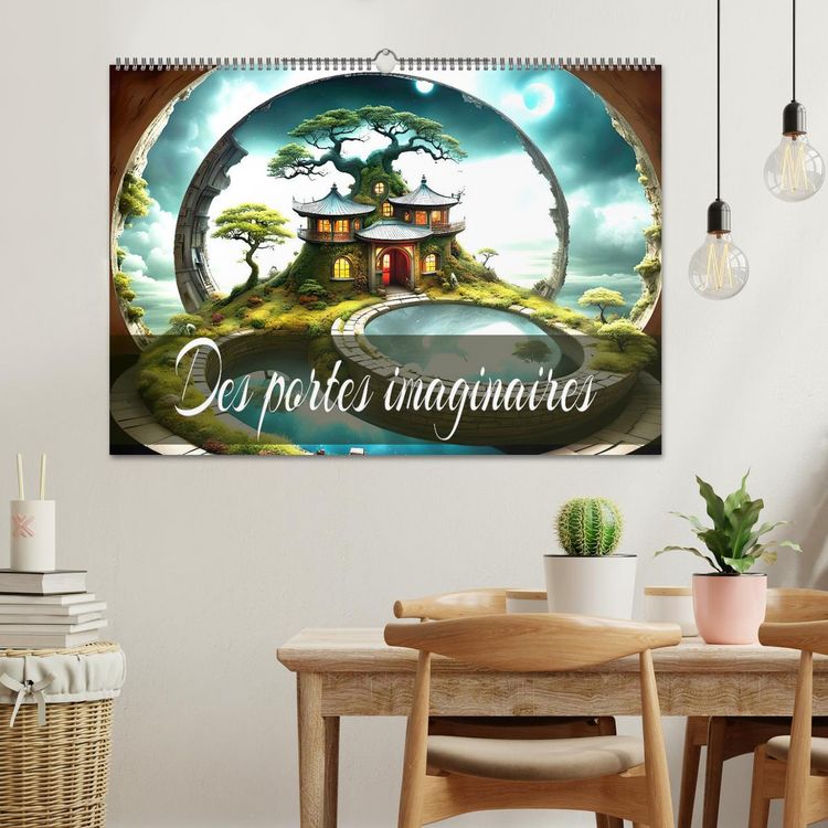 Produktbild: Des Portes imaginaires (Calendrier mural 2026 DIN A2 vertical), CALVENDO calendrier mensuel