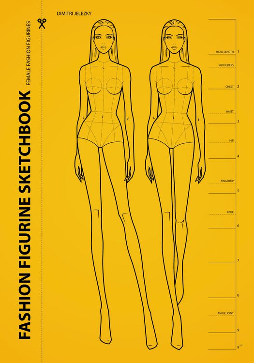 Produktbild: Fashion Figurine Sketchbook: Female Fashion Figurines