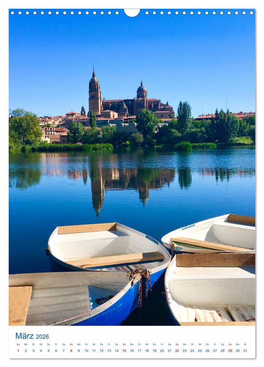 Produktbild: Salamanca. Die goldene Stadt am Tormes (Wandkalender 2026 DIN A3 hoch), CALVENDO Monatskalender