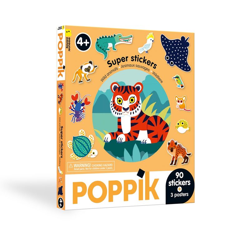 Produktbild: POPPIK - Sticker Box Wildtiere