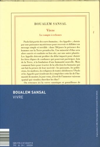 Produktbild: Vivre : le compte &agrave; rebours