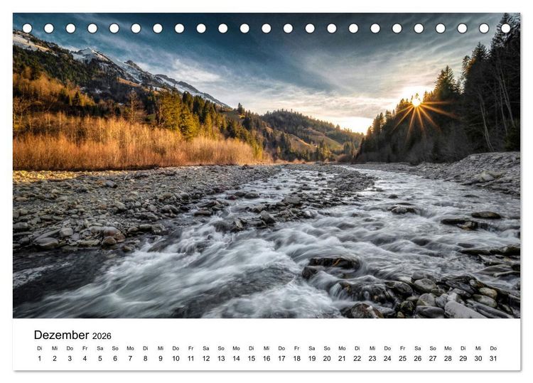 Produktbild: Wasserwelt Schweiz (Tischkalender 2026 DIN A5 quer), CALVENDO Monatskalender