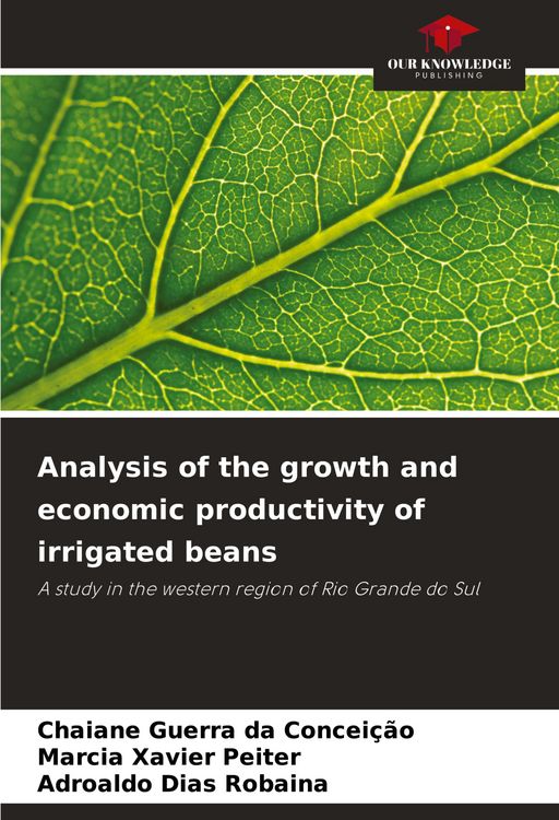 Produktbild: Analysis of the growth and economic productivity of irrigated beans