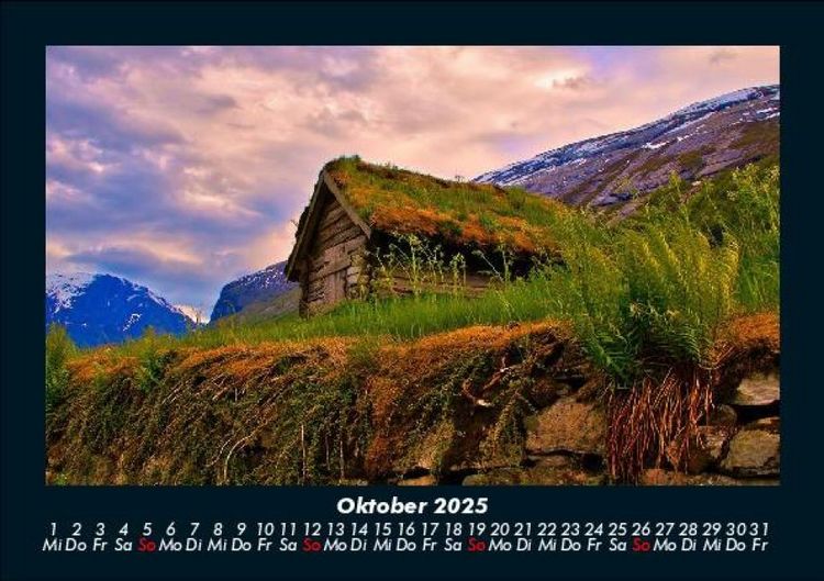 Produktbild: Bergige Welten 2025 Fotokalender DIN A5
