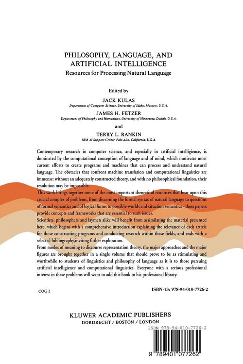Produktbild: Philosophy, Language, and Artificial Intelligence
