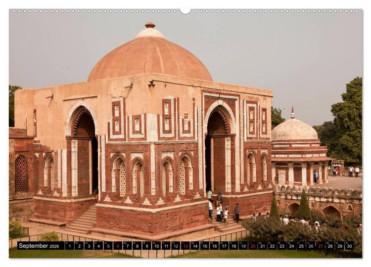 Produktbild: Indien - das goldene Dreieck, Delhi-Agra-Jaipur (Wandkalender 2026 DIN A2 quer), CALVENDO Monatskalender