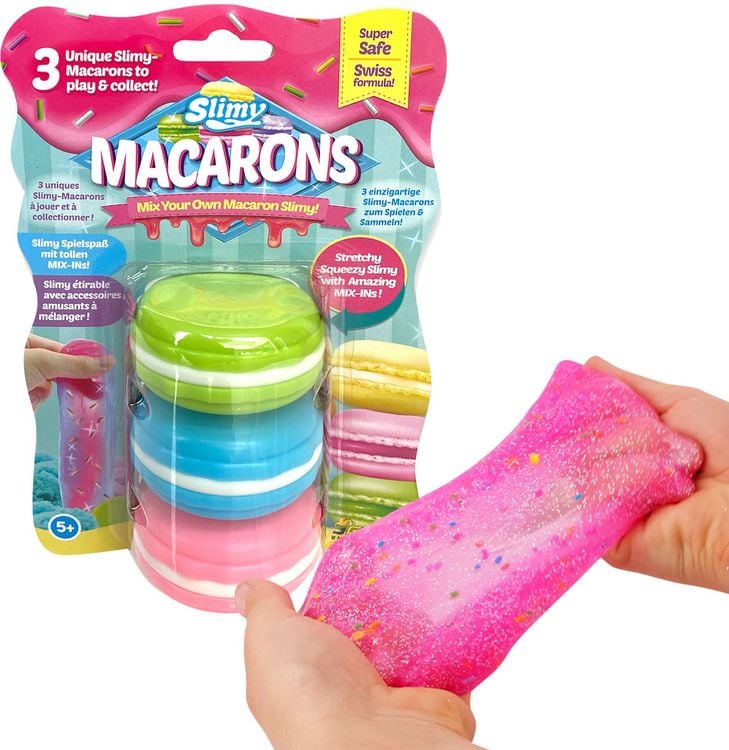 Produktbild: Slimy Macarons - Blister - 3 versch. Massen, 150 Gr.