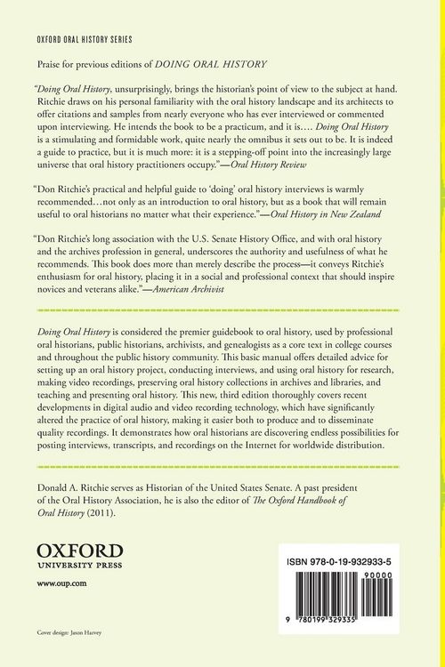 Produktbild: Doing Oral History