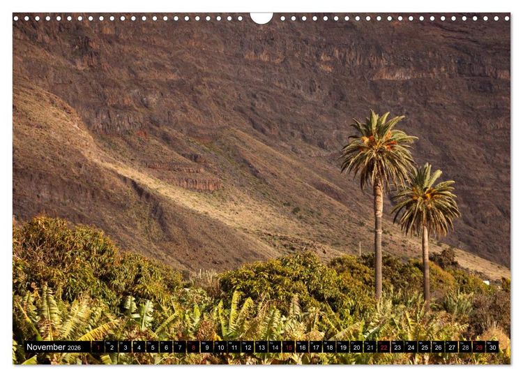 Produktbild: La Gomera - Valle Gran Rey (Wandkalender 2026 DIN A3 quer), CALVENDO Monatskalender