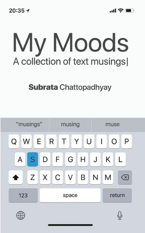 Produktbild: My Moods - A Collection of Text Musings