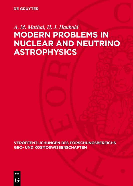 Produktbild: Modern Problems in Nuclear and Neutrino Astrophysics
