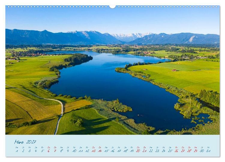 Produktbild: Die Seen Oberbayerns Juwelen der Natur (hochwertiger Premium Wandkalender 2027 DIN A2 quer), Kunstdruck in Hochglanz
