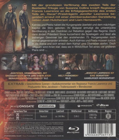 Produktbild: Die Tribute von Panem - Catching Fire
