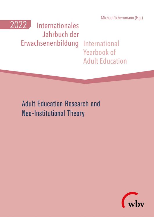 Produktbild: Internationales Jahrbuch der Erwachsenenbildung /International Yearbook of Adult Education 2022