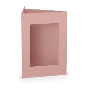 Produktbild: Paperado-5er Pack PP-Karten eckig Ft.B6, Rose