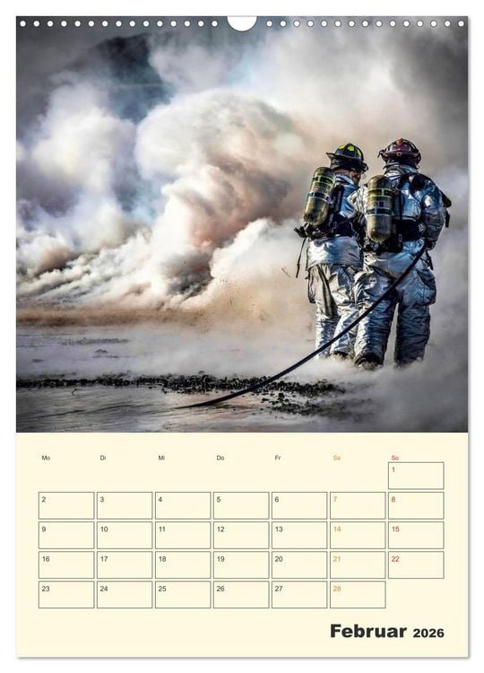 Produktbild: Feuerwehr - selbstloser Dienst weltweit (Wandkalender 2026 DIN A3 hoch), CALVENDO Monatskalender