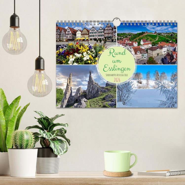 Produktbild: Rund um Esslingen (Wandkalender 2026 DIN A4 quer), CALVENDO Monatskalender