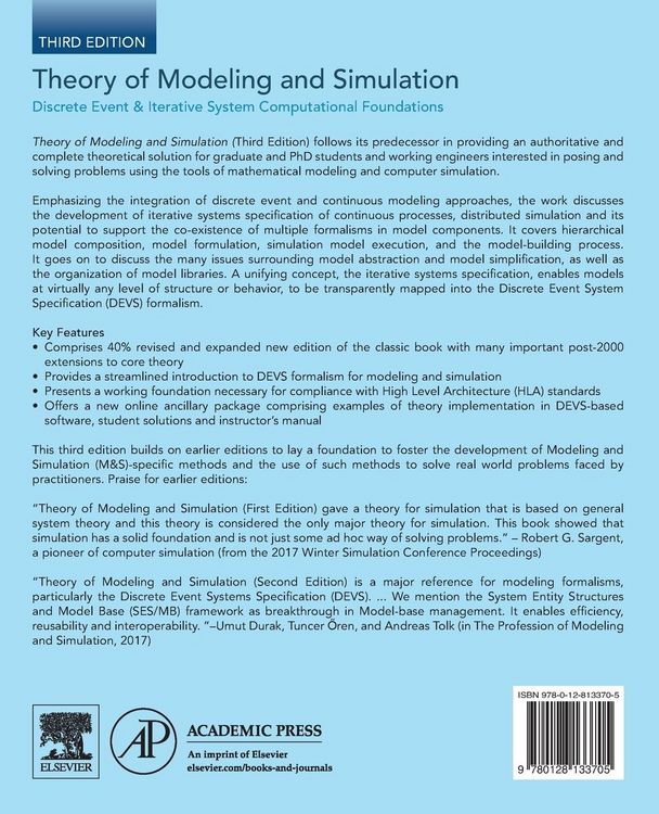 Produktbild: Zeigler, B: Theory of Modeling and Simulation