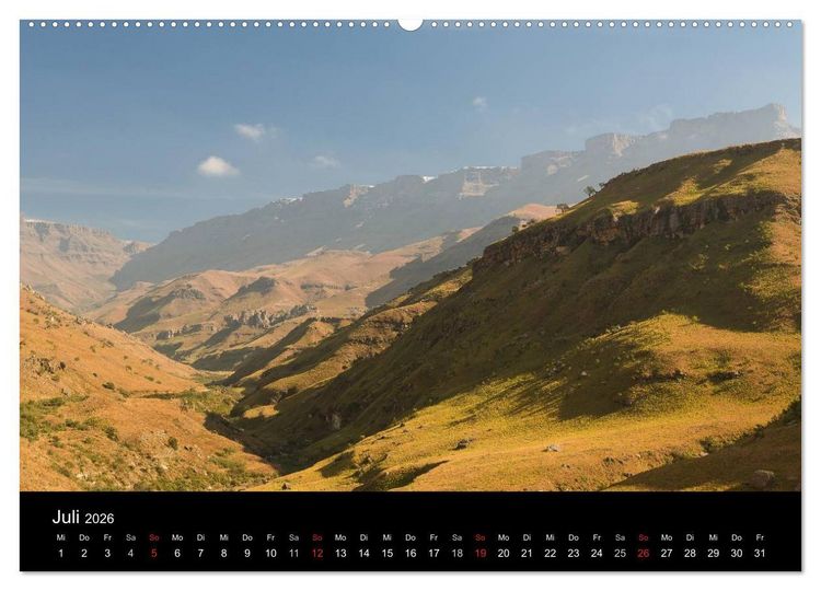 Produktbild: Wundersch&ouml;nes S&uuml;dafrika (Wandkalender 2026 DIN A2 quer), CALVENDO Monatskalender