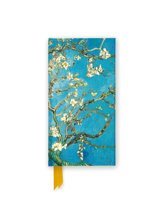 Produktbild: Schmales Hardcover-Notizbuch: Vincent van Gogh, Mandelbaum in Bl&uuml;te