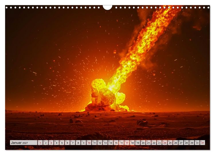 Produktbild: Naturgewalten - Ungez&auml;hmt und Unaufhaltsam (Wandkalender 2027 DIN A3 quer), CALVENDO Monatskalender