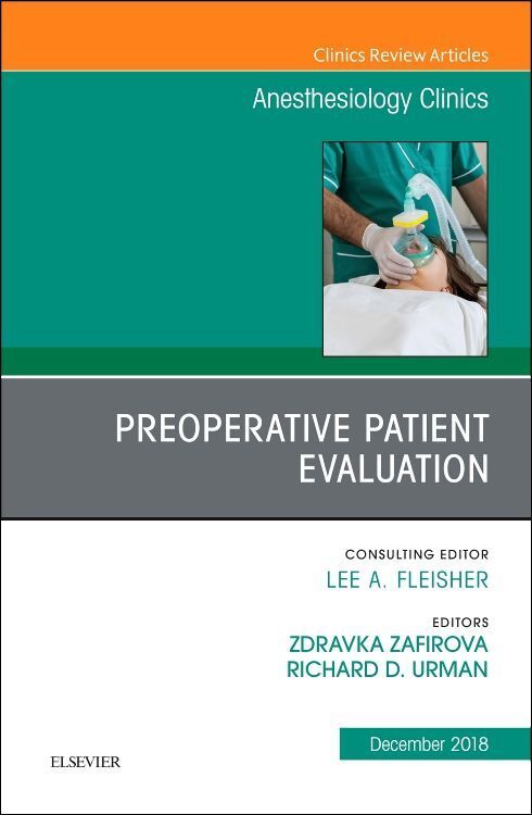 Produktbild: Preoperative Patient Evaluation, an Issue of Anesthesiology Clinics