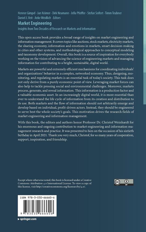 Produktbild: Market Engineering