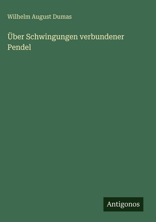 Produktbild: &Uuml;ber Schwingungen verbundener Pendel