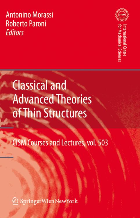 Produktbild: Classical and Advanced Theories of Thin Structures