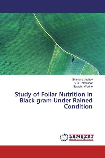 Produktbild: Jadhav, S: Study of Foliar Nutrition in Black gram Under Rai