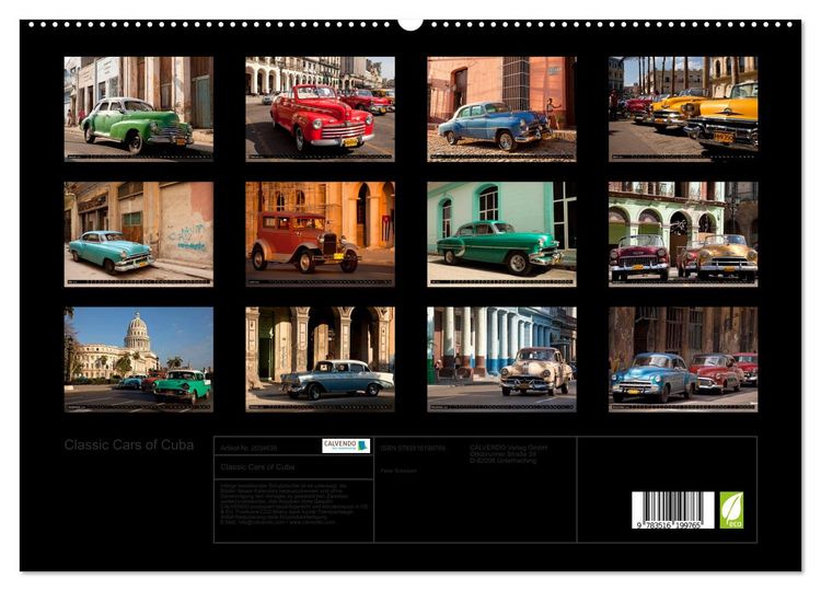 Produktbild: Classic Cars of Cuba (hochwertiger Premium Wandkalender 2026 DIN A2 quer), Kunstdruck in Hochglanz