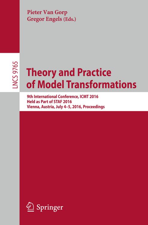 Produktbild: Theory and Practice of Model Transformations